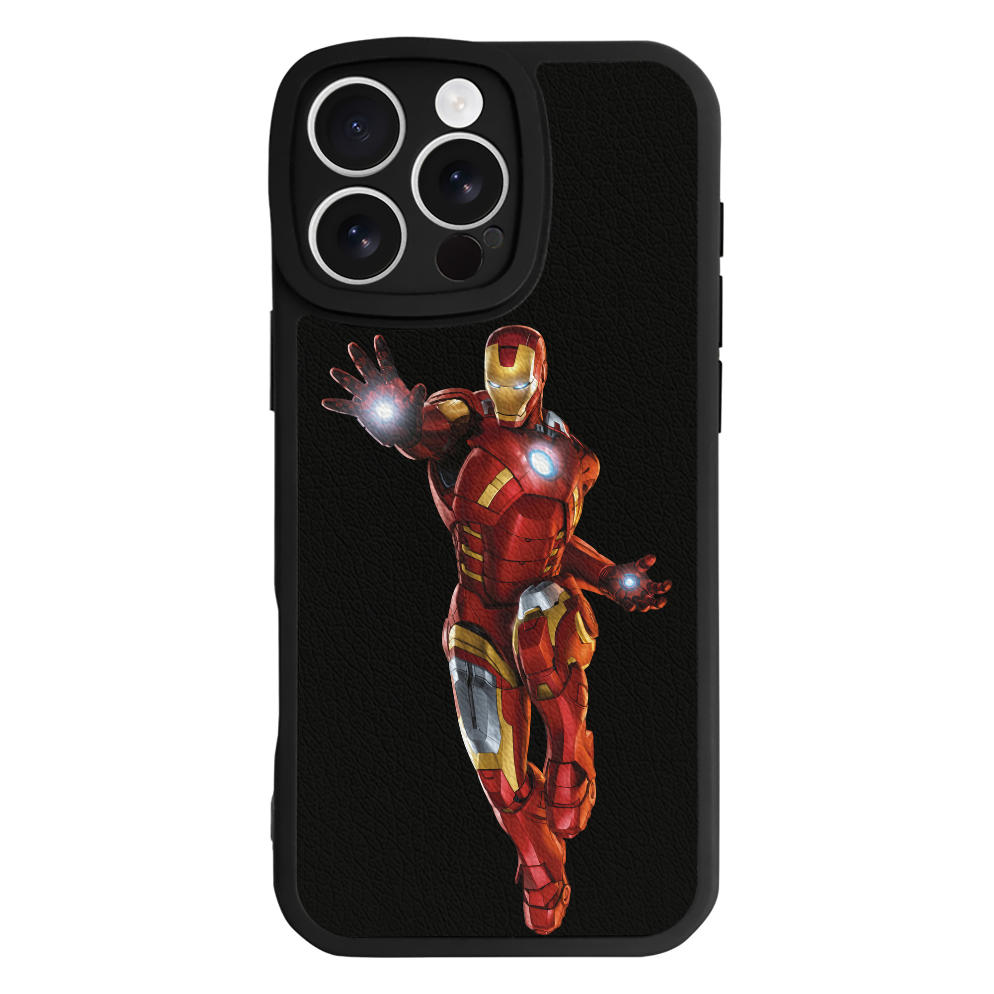 （画像用） アベンジャーズ The Avengers 【iPhone 16シリーズ対応】シリコンスマホケース（レザー調） 材質：シリコン